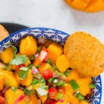 Fresh mango salsa recipe - perfect summer dip and spread