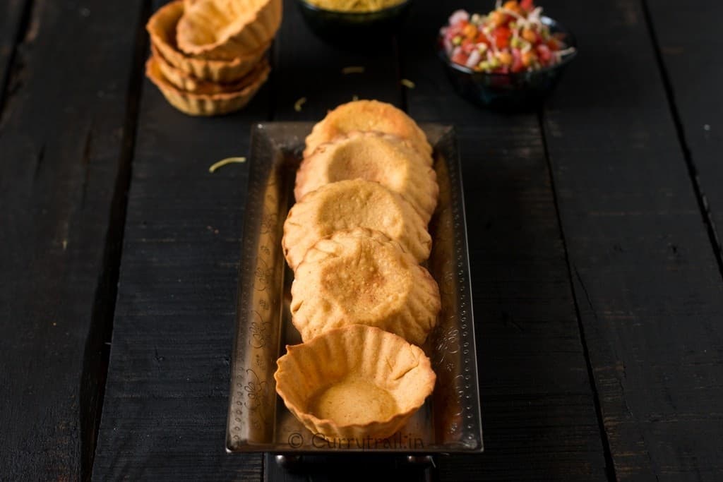 Homemade Canape Papdi Chaat