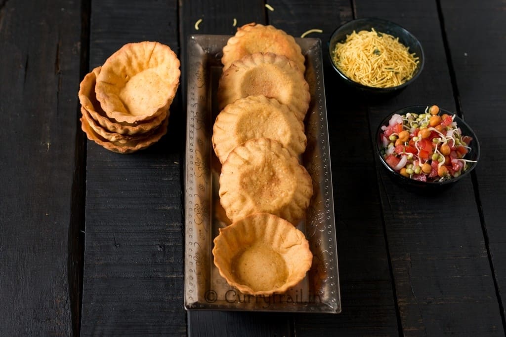 Homemade Canape Papdi Chaat