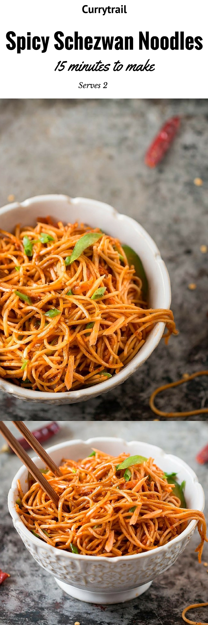 Spicy Schezwan Noodles
