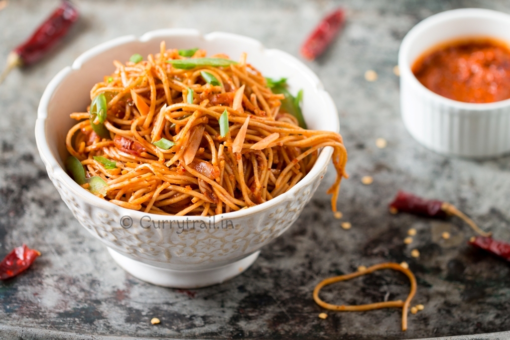 Spicy Schezwan Noodles