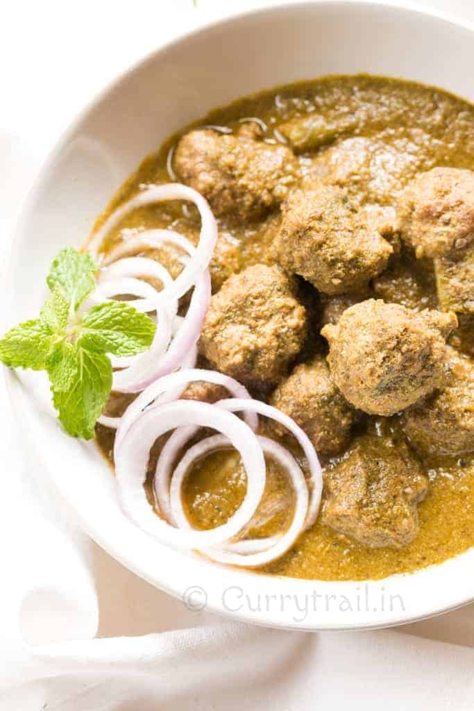 Kaccha Mutton Keema Curry