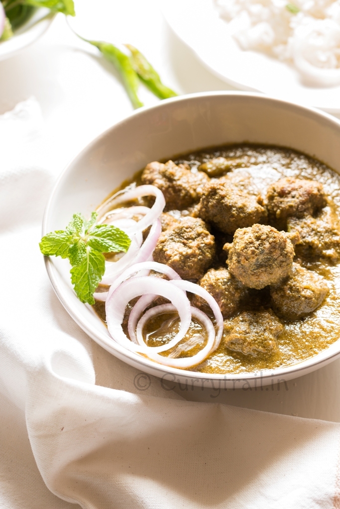 Kaccha Mutton Keema Curry