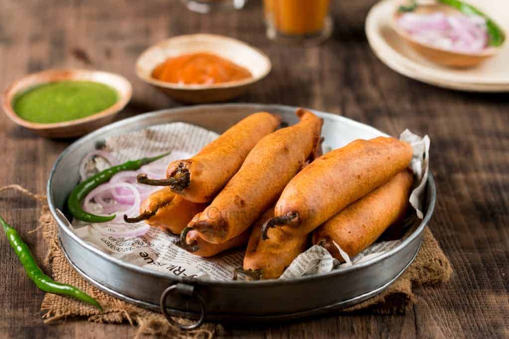 Potato Stuffed Mirchi Bajji 