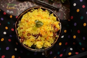 Raw Mango Carrot Rice