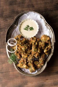 Dill Leaves Cabbage Pakoda