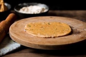 Left over dal paratha