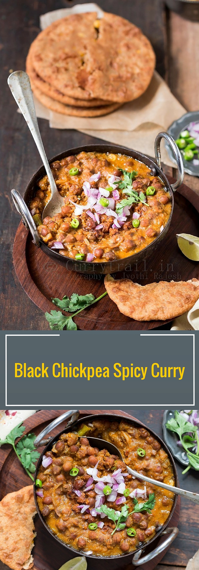 Black Chickpea Spicy Curry