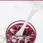 Gorgeous red, delicious homemade cherry jam made of fresh cherries needs just 3 ingredients and your jam will be ready in about 30 minutes. No need to use pectin!