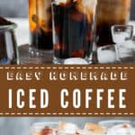 Getting your caffeine fix got so much more better with this guide to how to make the best iced coffee at home. With just 4 ingredients and under 5 minutes(with coffee concentrate ready), this refreshing iced coffee is ready to beat the heat. If you are a coffee lover, then this one is a must try! Forget the gourmet, high on pocket take out coffee, make great tasting iced coffee at home everyday.