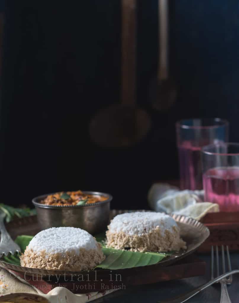 Whole Wheat Flour Puttu