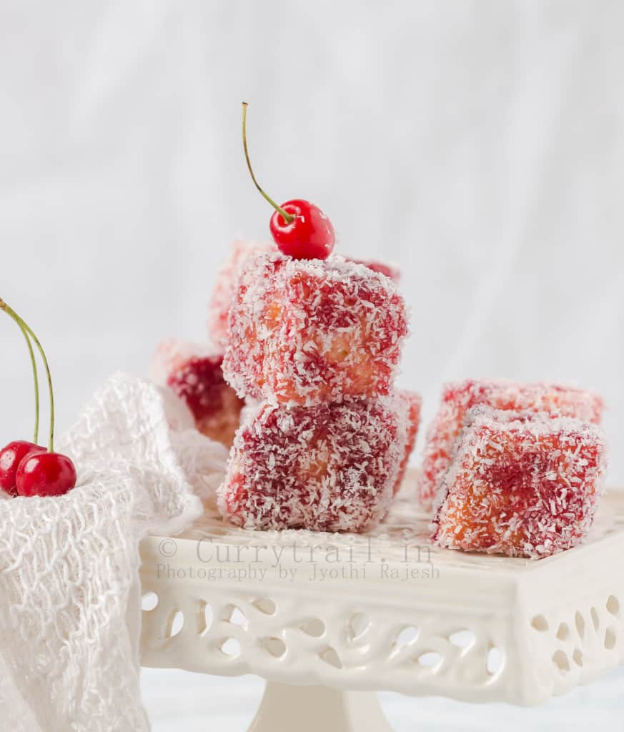 Cherry Lamington