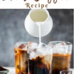Getting your caffeine fix got so much more better with this guide to how to make the best iced coffee at home. With just 4 ingredients and under 5 minutes(with coffee concentrate ready), this refreshing iced coffee is ready to beat the heat. If you are a coffee lover, then this one is a must try! Forget the gourmet, high on pocket take out coffee, make great tasting iced coffee at home everyday.