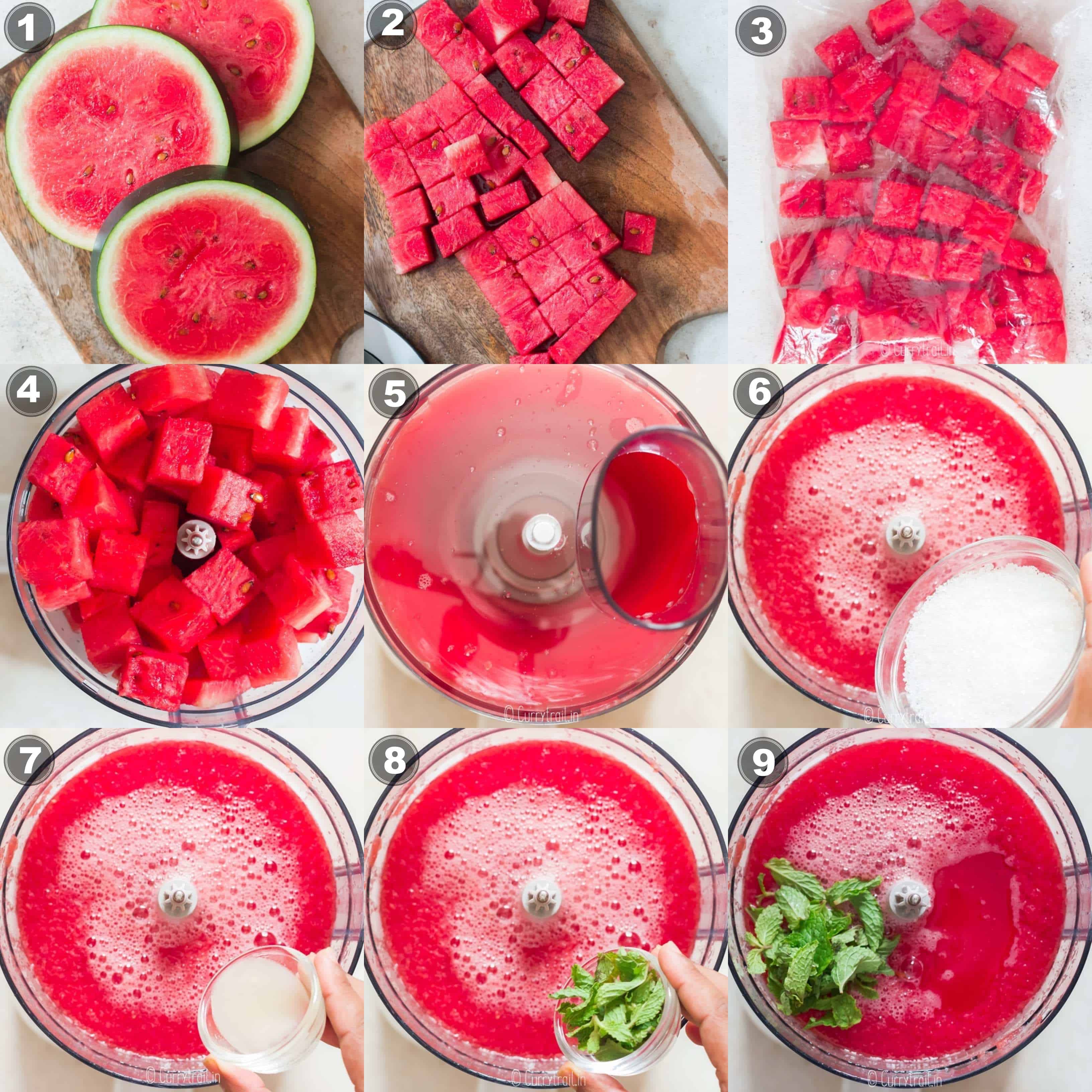 watermelon granita recipes step by step 