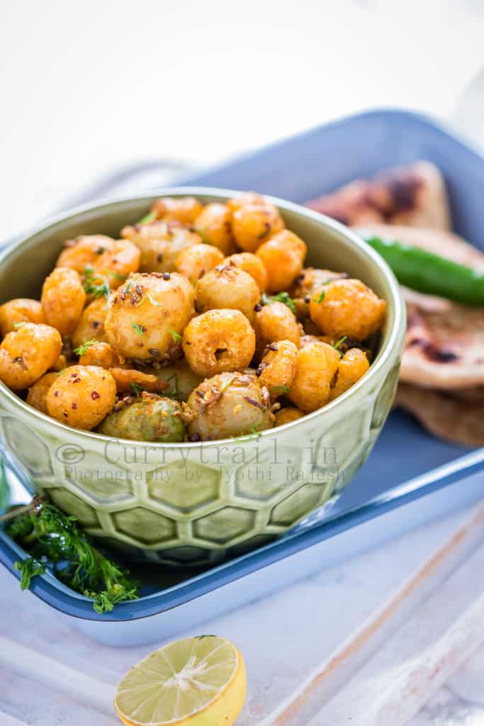 No Onion No Garlic Aloo Makhana Sabzi
