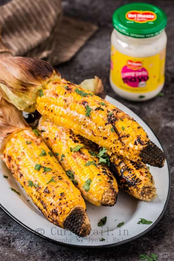 Mexican grilled corn 
