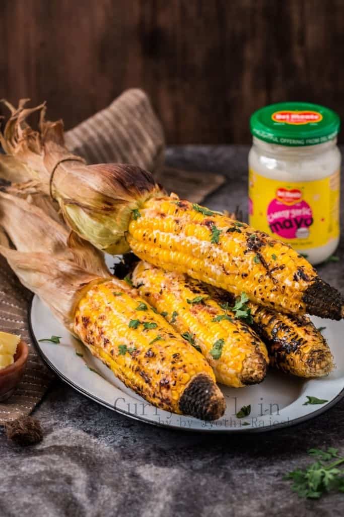 Mexican grilled corn 