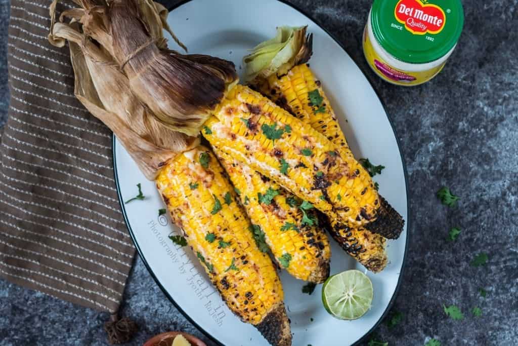 Mexican grilled corn 