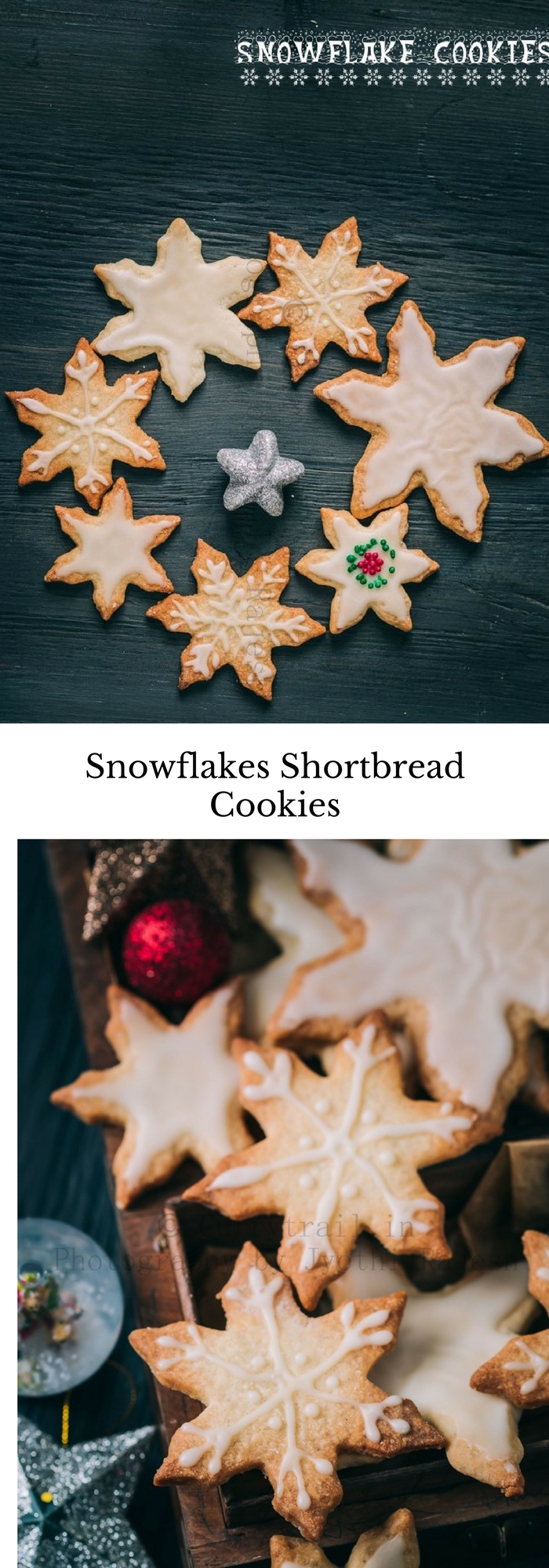 Snowflakes Shortbread Cookie