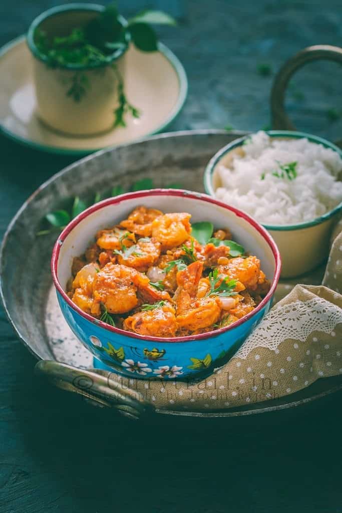 Prawn Masala side