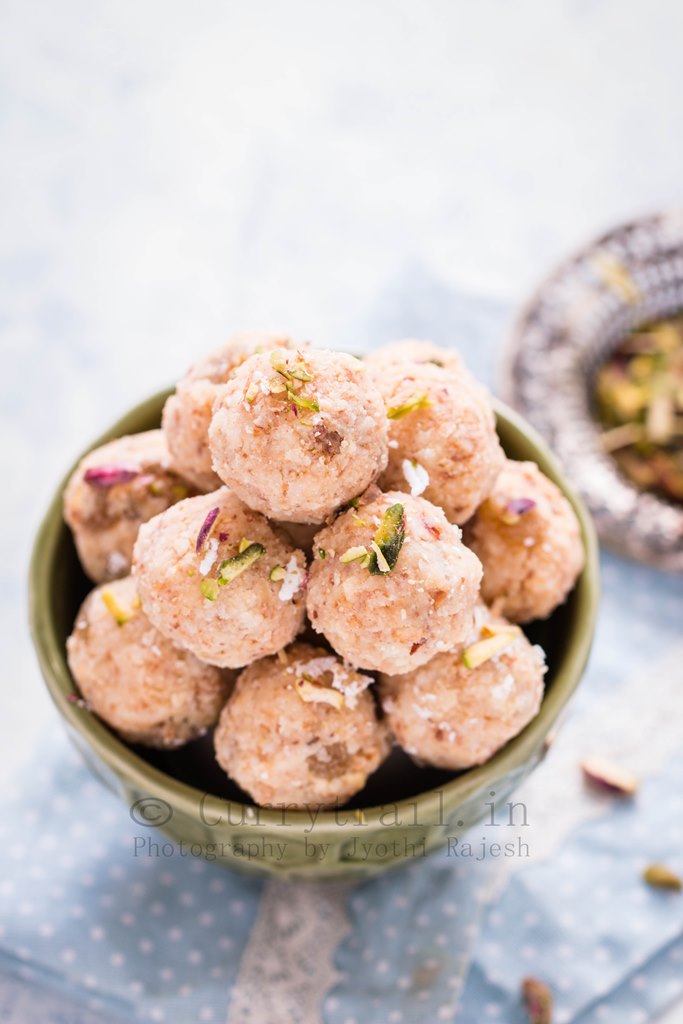 Coconut Khoya Dry Fruit Ladoo_3