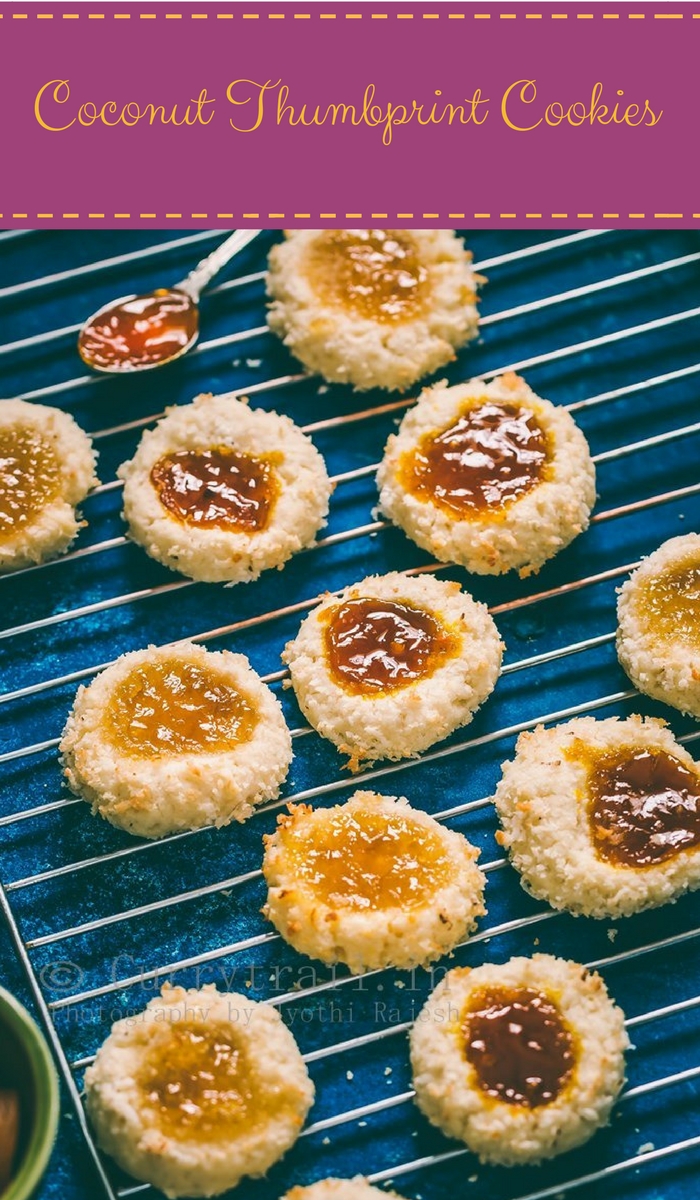 Coconut Thumbprint Cookies 