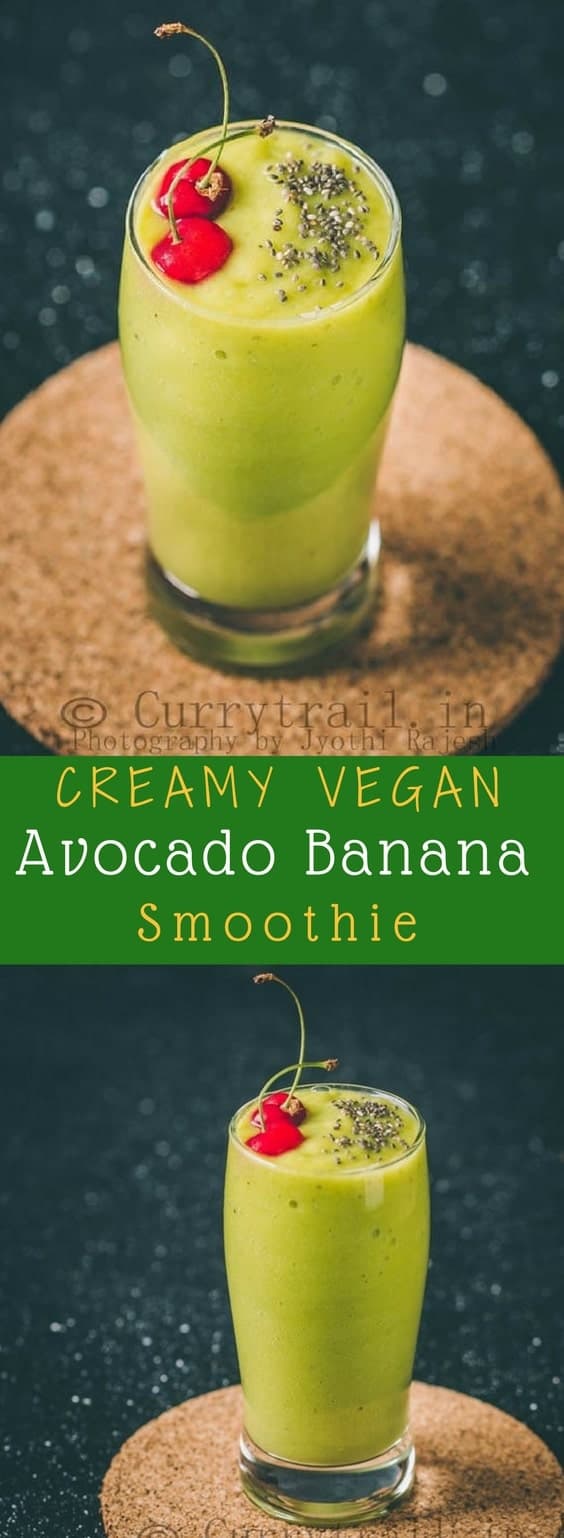 Start your day with this healthy breakfast smoothie with avocados. With no added sweetener this smoothie is great for your pre and post workout sessions.