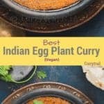 South Indian Egg Plant Curry Pin