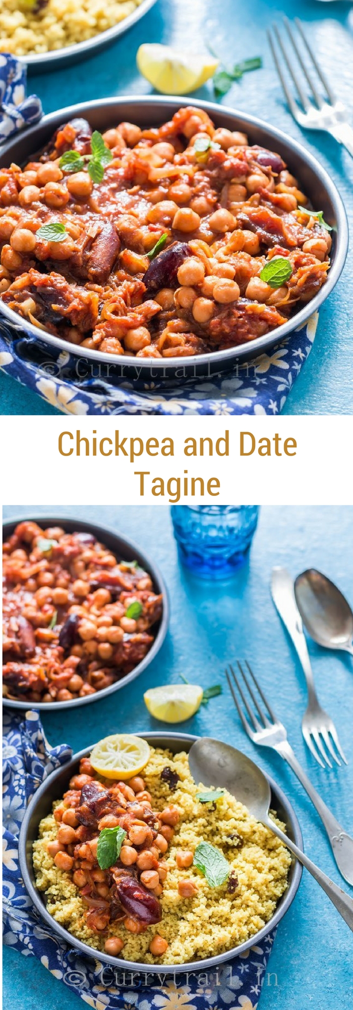 Chickpea and date tagine