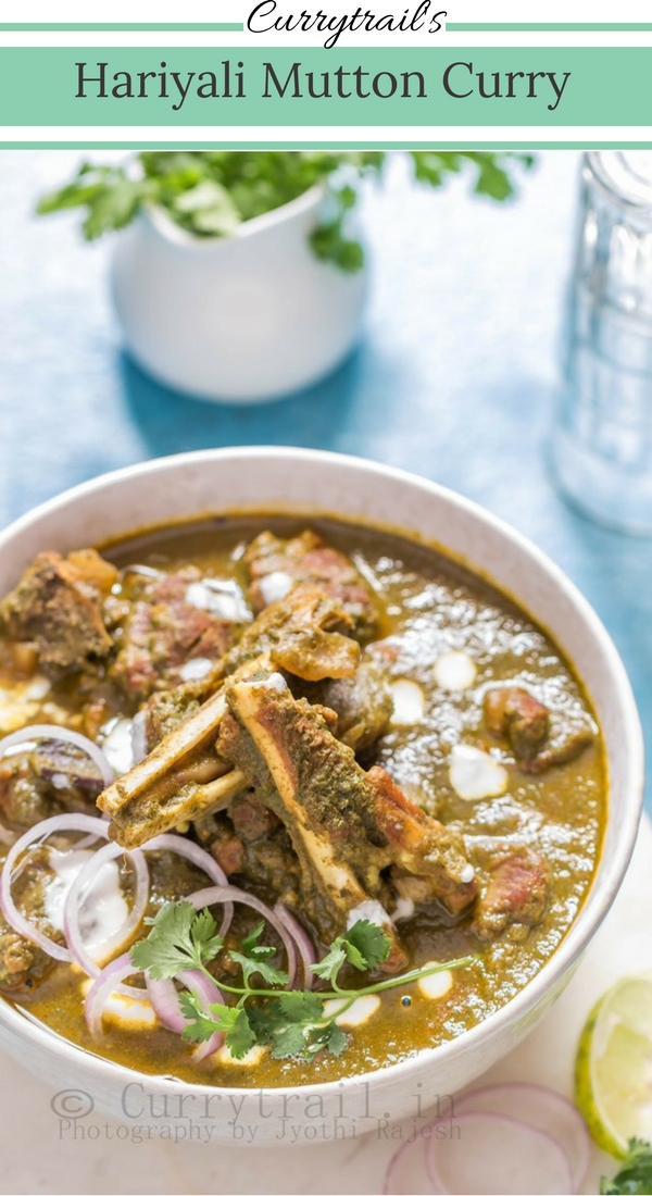 Hariyali Mutton Curry
