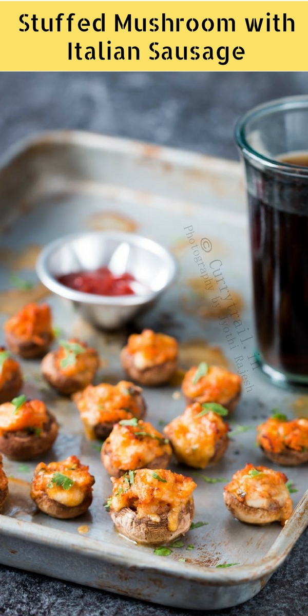 Stuffed Mushroom with Italian Sausage