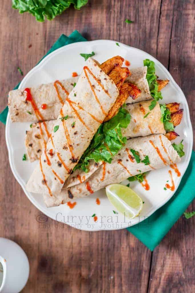 Tandoori Chicken Taquito