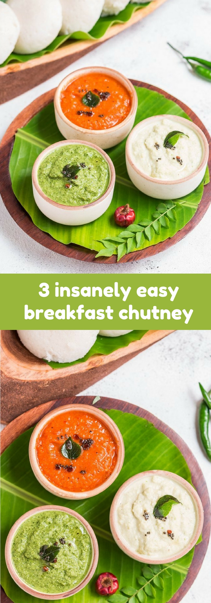 South Indian Breakfast Chutney Recipe with Text Overlay