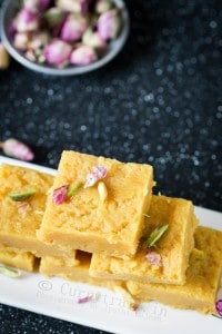 5 Minutes Microwave Mysore Pak