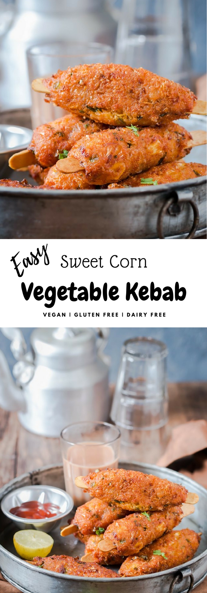 Sweet Corn Vegetable Kebab 2