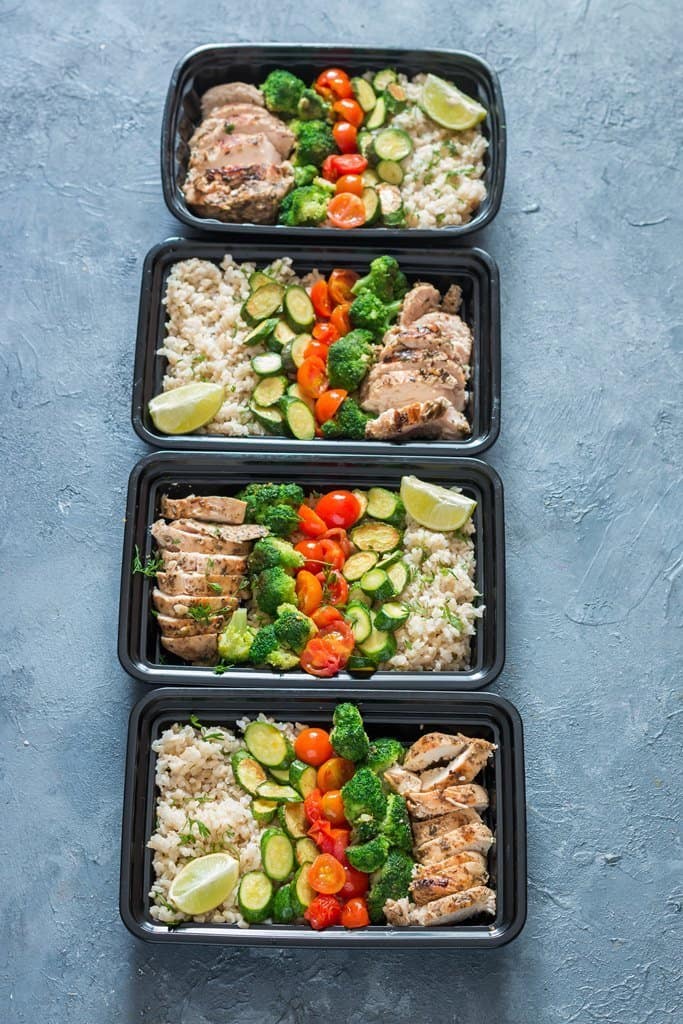 Chicken Meal Prep Recipe With Brown Rice - CurryTrail