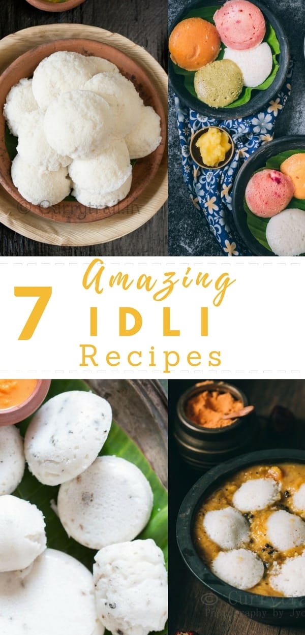 Collection of 7 amazing idli recipes are way too easy to make and delicious that you will never want to miss it out! What can be better than Idlis! It’s great way to start your morning with light and healthy breakfast.