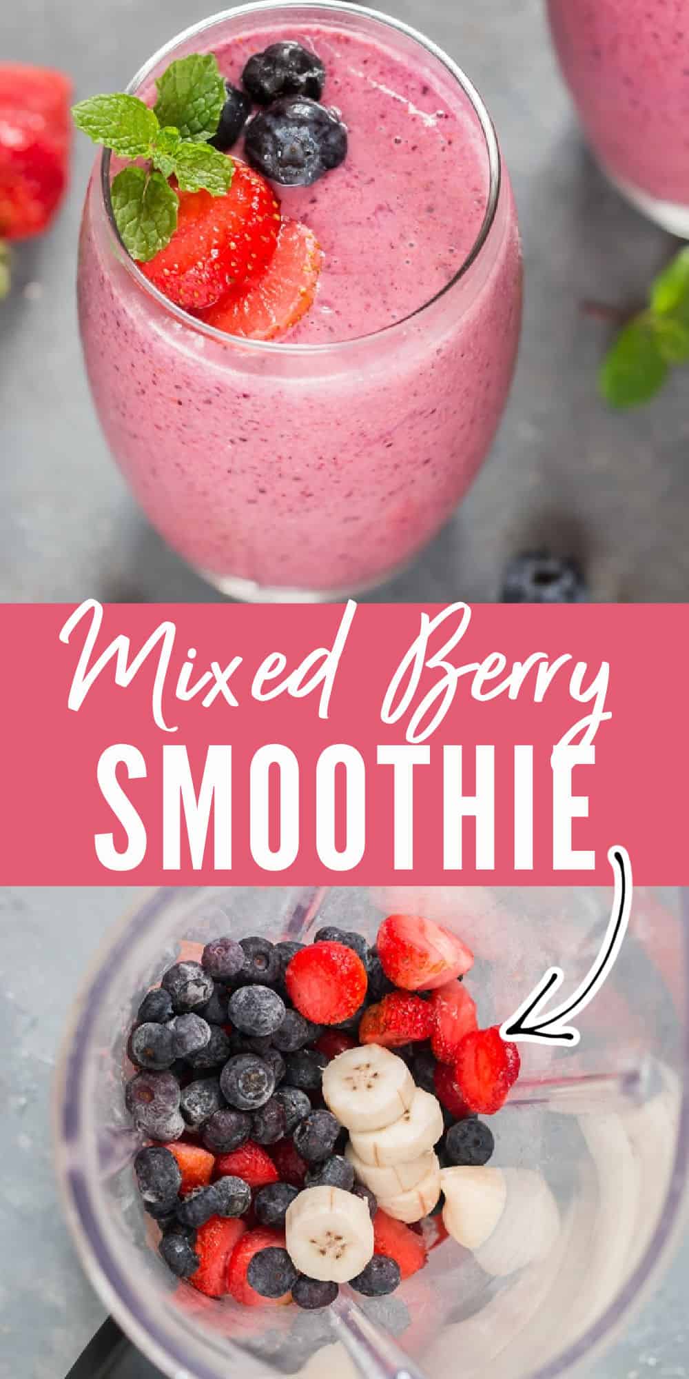 Mixed Berry Smoothie Recipe - CurryTrail
