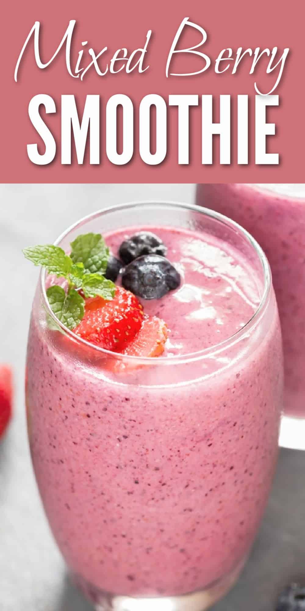 Mixed Berry Smoothie Recipe - CurryTrail