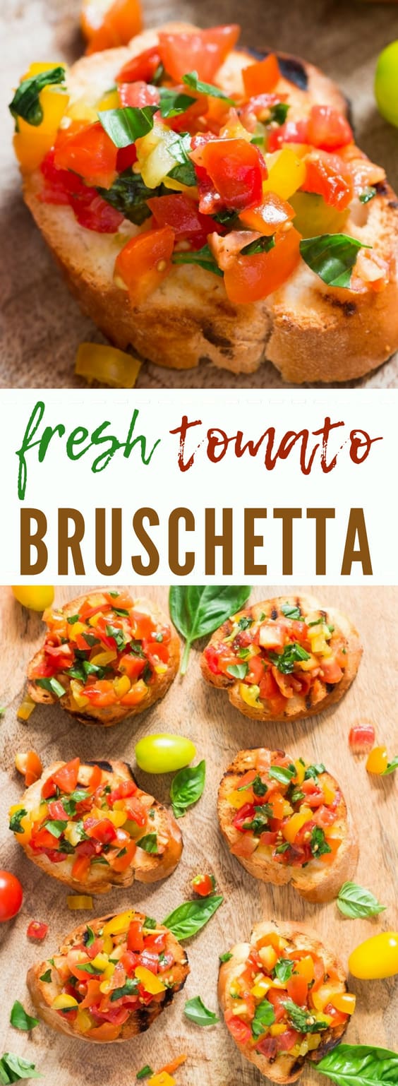 Garden-Fresh Tomato Bruschetta Recipe - CurryTrail