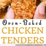 Baked chicken tenders with Parmesan crust is an irresistible finger food or sides on your salads or pasta. Using panko bread crumbs and Parmesan makes these baked chicken truly crispy. Word of caution - these are super addictive! Can be served as finger food, or sides for salads and pastas.