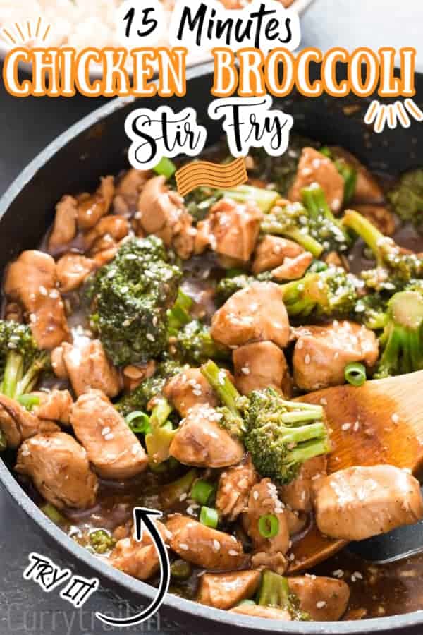 15 Minutes Chicken And Broccoli Stir Fry Curry Trail