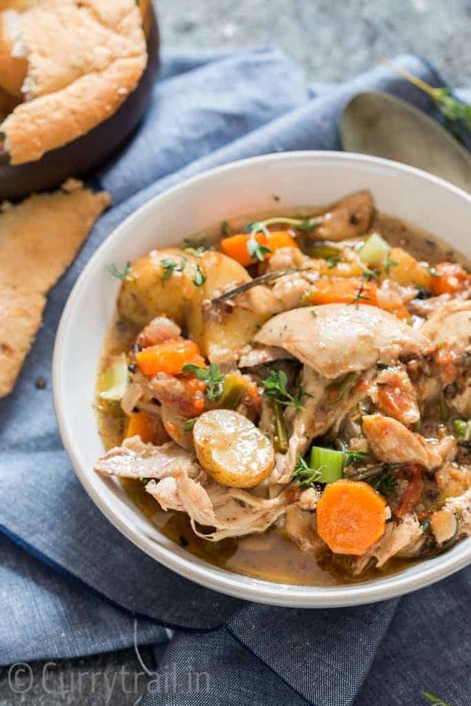 Instant Pot Chicken Stew (+Video and Stove Top Instructions)