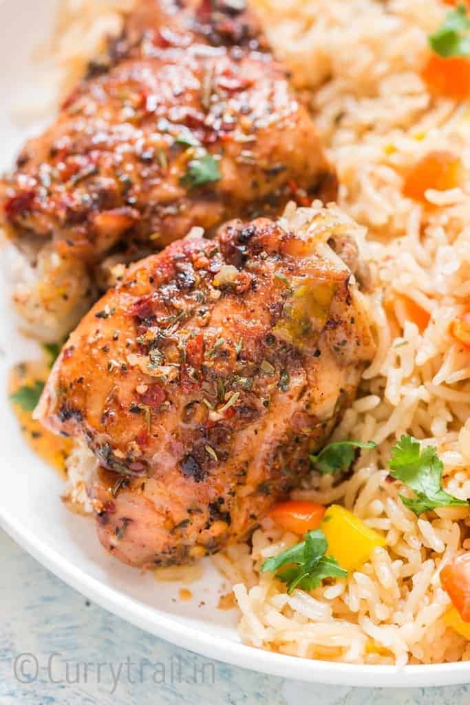 Spicy Cajun Instant Pot Chicken and Rice (Video) - CurryTrail