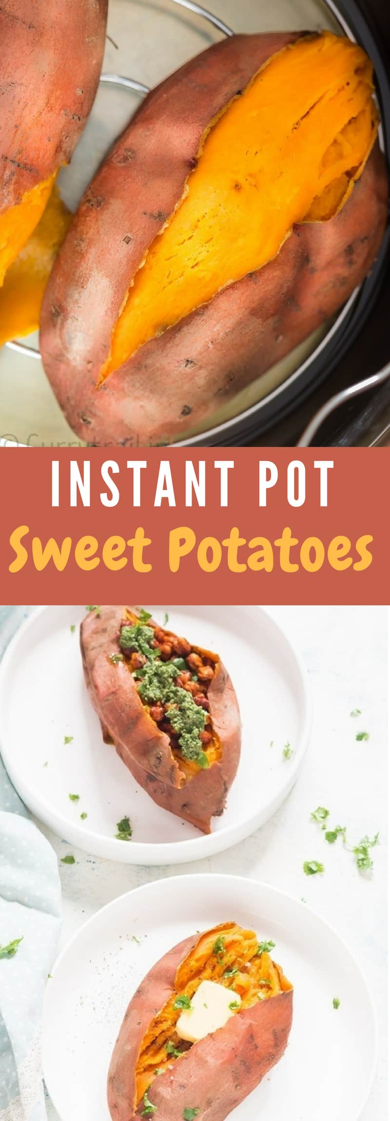 Perfect Instant Pot Sweet Potatoes (with Video) CurryTrail