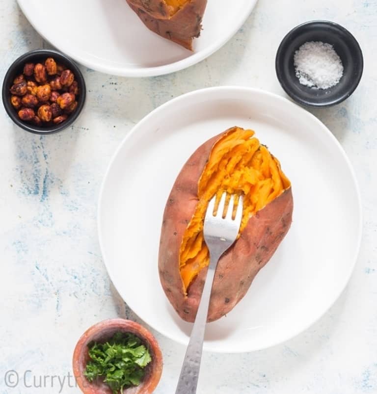 mash and stuff steamed sweet potatoes 