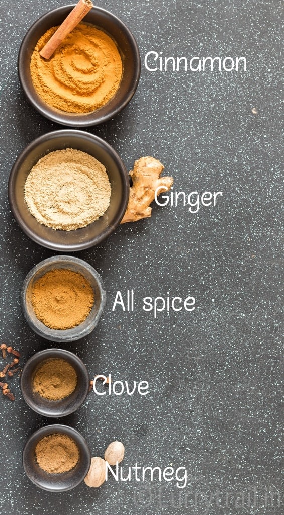 all spices for homemade pumpkin pie spice