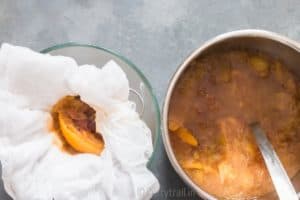 straining instant pot spiced apple cider