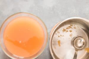 straining instant pot spiced apple cider