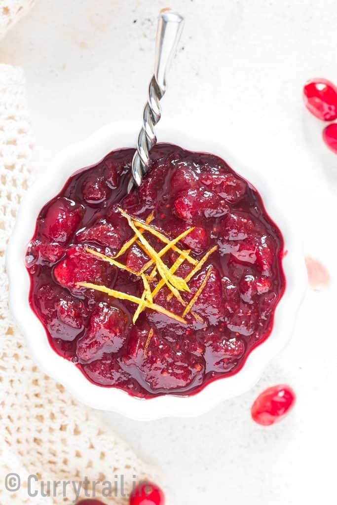 sugar free instant pot cranberry sauce is for those who want healthy, low carb cranberry sauce that is not sugar laden